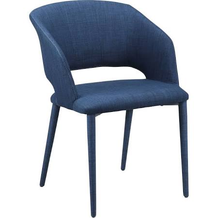 Hk-1002-26 William Dining Chair, Navy Blue - 32.3 X 24 X 22.4 In.