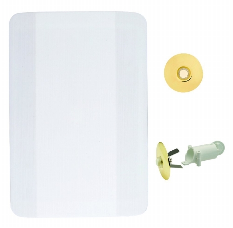 Two Door Door Bell Chime Kit With Lighted Stucco Button