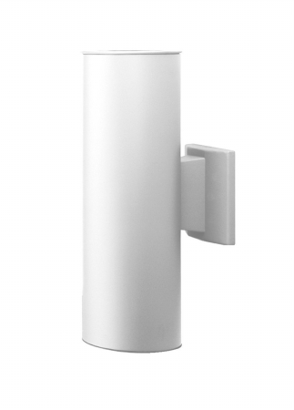 50132wh 15 In. Wall Mount Cylindar Sconce, White