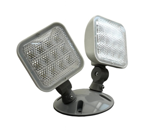 Erl4-10 Wet Location Emergency Led Remote Dual Head Fixture