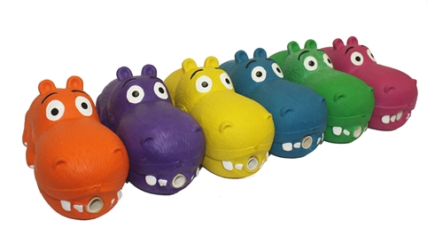 784369610123 8 In. Globopotamus Hippo Toys, Assorted