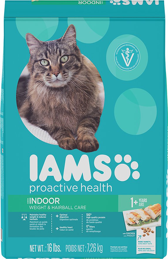 111263 16 Lbs Proactive Health Indoor Weight & Hairball Care Dry Cat Food