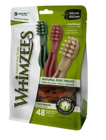 154039 12.7 Oz Whimzees Extra Small Star Toothbrush
