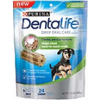 178298 6.8 Oz Dentalife Dog Treats Daily Oral Care, Case Of 4