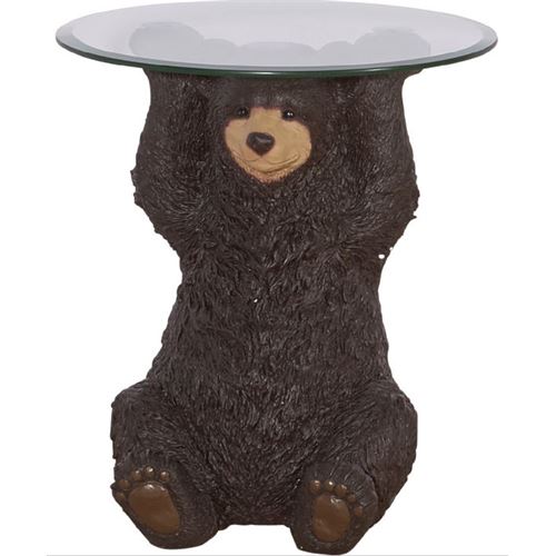 16c2000 Barney Bear Side Table In Resin