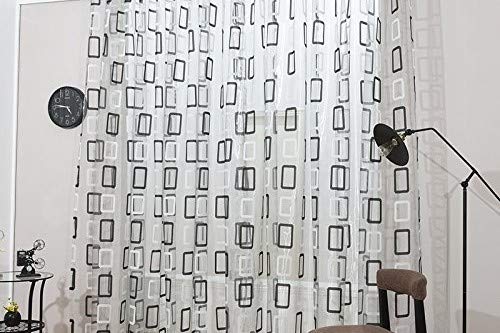 Dmc470 Window Sheer Curtains Panel - Prague