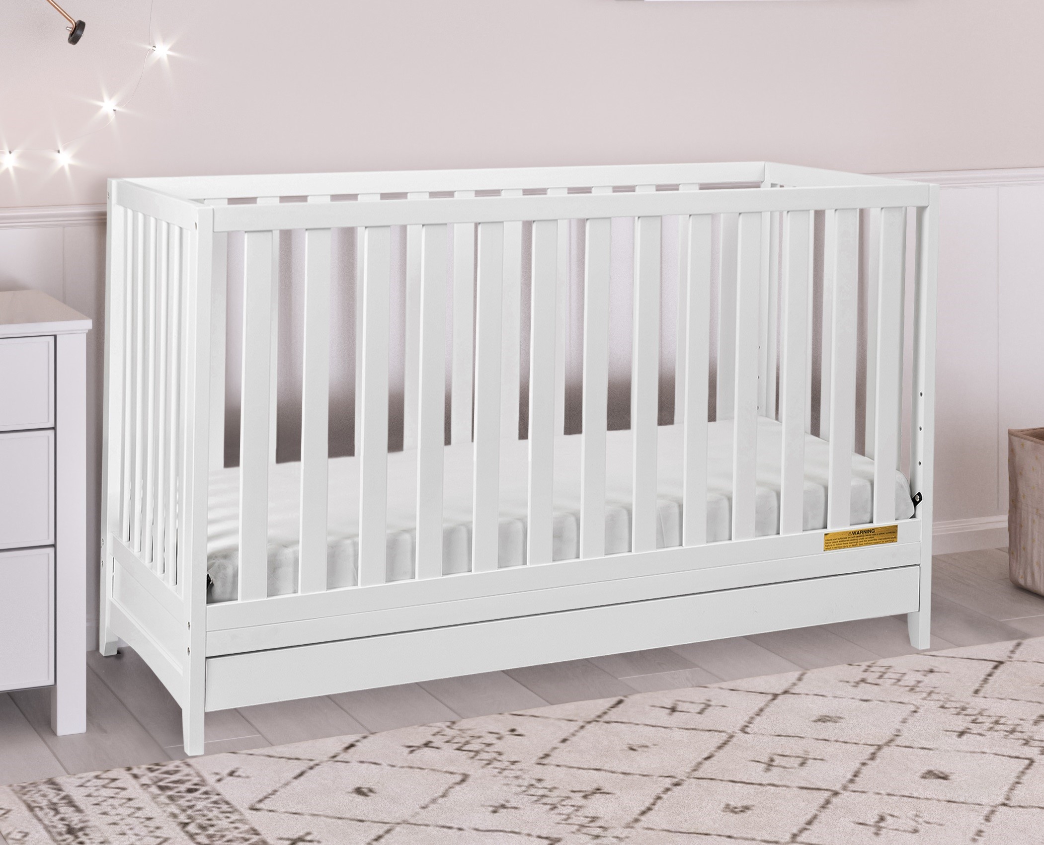 Afg Mila 618w 3-in-1 Convertible Crib In White