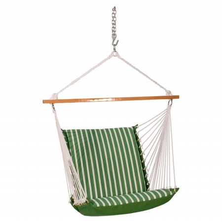 1500s190186 Sunbrella Soft Comfort Hanging Chair, Green - Emerald