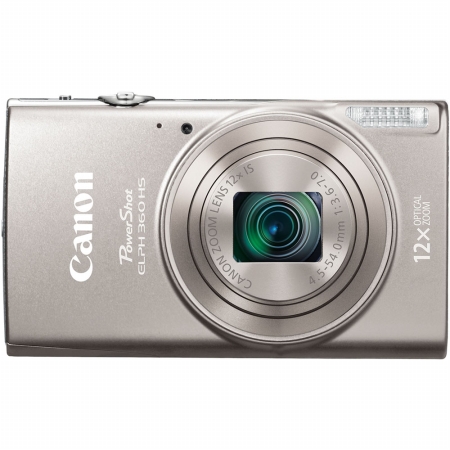 Canon 1078C001 PowerShot ELPH 360 HS Digital Camera Silver