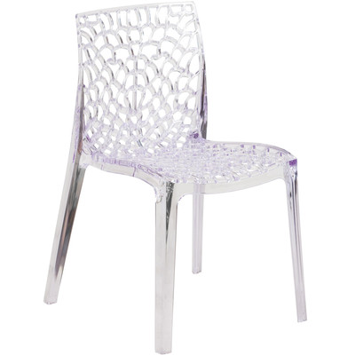 Fm356 32 X 16 X 17 In. Artistic Crystal Stackable Chair