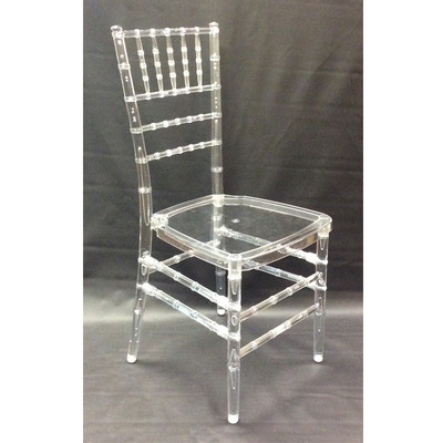 Fm343 36.25 X 15.75 X 20 In. Clear Stacking Chair