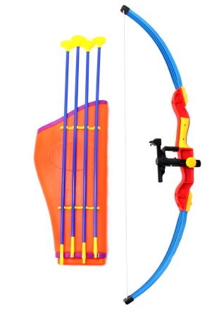 Toy Archery Bow & Arrow Set With Quiver