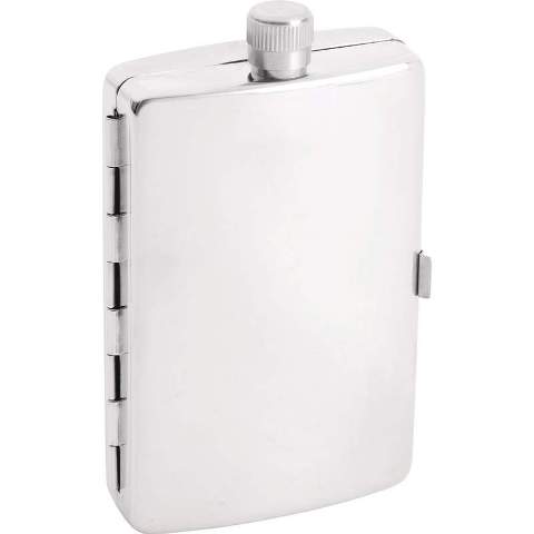 Ktflkcig Maxam 2.5 Oz Stainless Steel Flask With Cigarette Holder