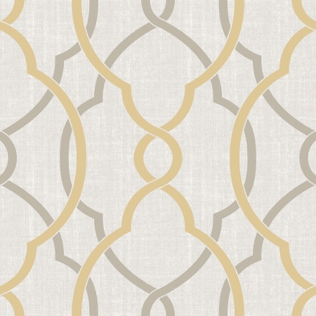 Nu1695 Sausalito Taupe & Yellow Peel & Stick Wallpaper
