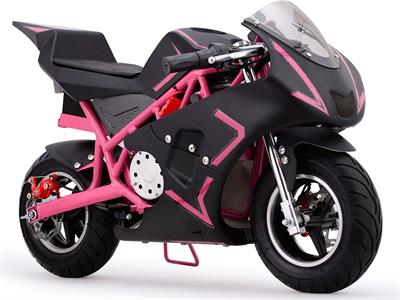 Moto Tec MT-EP-Cali_Pink 36V Cali Electric Pocket Motorcycle Bike Pink