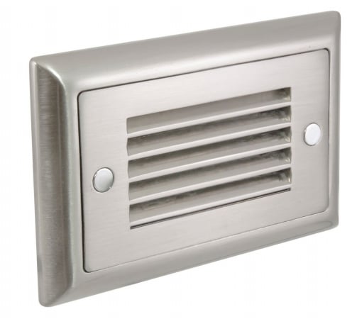 Horizontal Louvre Faceplate For Led Step Light, Stainless Steel