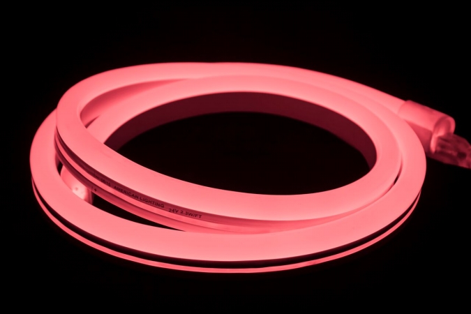 P2-nf-pi Polar2 Neon 150 Ft. Reel 120v 2.4 Watt By Ft. 18 In. Cuttability Pink Led Opaque Jacket