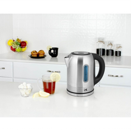 Jk 40770 Ss Stainless steel digital water kettle With color changing led lights