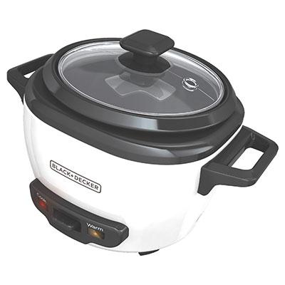 Rc503 Black-decker 3-cup Rice Cooker, White Out