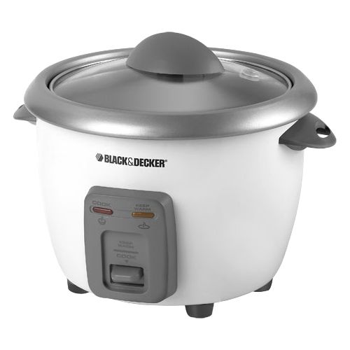 Rc506 Black-decker 6-cup Rice Cooker, White Out