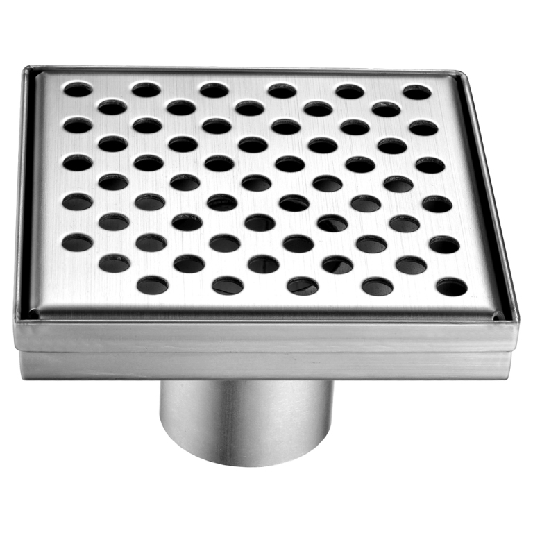 Lre050504 Rhone River Series Square Shower Drain - 5 In.