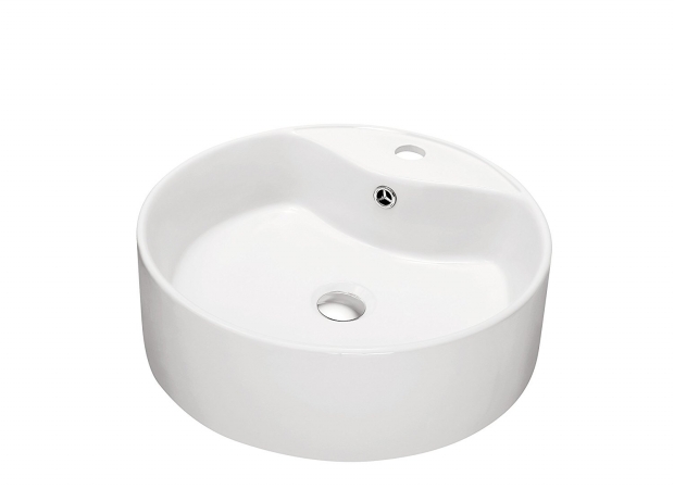 UPC 609224232039 product image for CASN103000 Contemporary Vessel Above-Counter Round Ceramic Art Basin with Single | upcitemdb.com