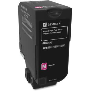 Lexmark LEX74C1HM0 CS725 High Yield Return Program Cartridge Toner, Magenta
