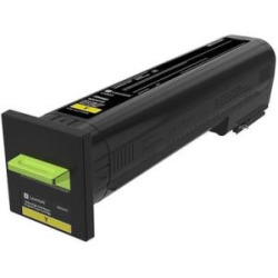 Lexmark LEX82K1HY0 CX820 High Yield Return Program Cartridge Toner, Yellow