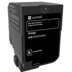 Lexmark LEX84C1HK0 CX725 High Yield Return Program Cartridge Toner, Black