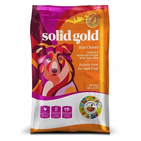 Animal Supply Sg12028 28.5 Lb Solid Gold Star Chaser Holistic Dry Dog Food, Chicken & Brown Rice With Vegetables