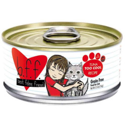 Animal Supply Wu00124 5.5 Oz Best Feline Friend Canned Cat Tuna Too Cool, Case Of 8