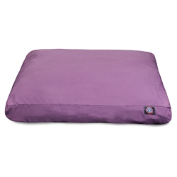 Majestic Pet 78899550095 Solid Lilac Medium Rectangle Dog Bed