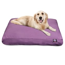 Majestic Pet 78899550295 Solid Lilac Large Rectangle Dog Bed