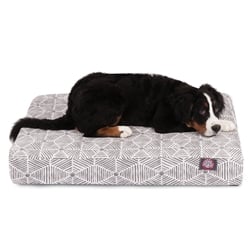 Majestic Pet 78899551480 Gray Charlie Medium Orthopedic Memory Foam Rectangle Dog Bed