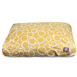 Majestic Pet 78899560560 Fusion Yellow Small Rectangle Dog Bed