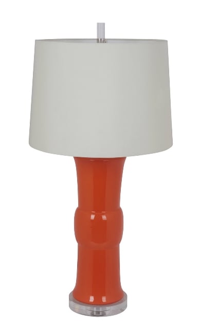 125031 Miranda Table Lamp, Paprika