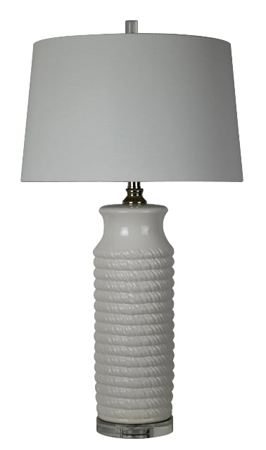 Camden Table Lamp, White