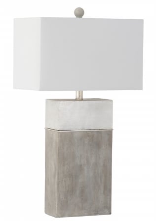 310011 Jordan Table Lamp, Gray & Silver