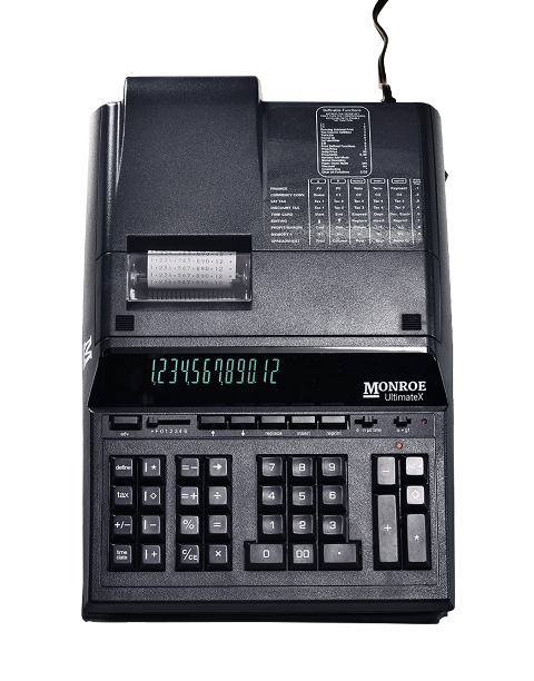 Ultimatex - Black 12-digit Heavy-duty Calculator