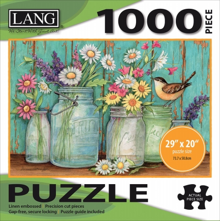 50380-18 29 X 20 In. Jigsaw Puzzle, Mason Flowers - 1000 Piece