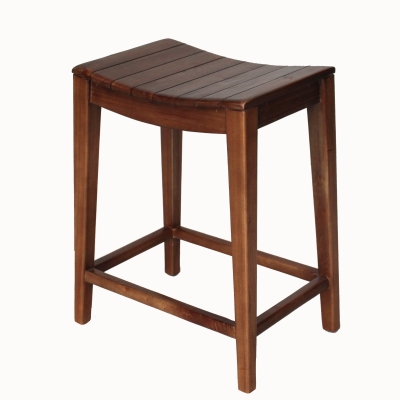 6600012 26 X 21 X 15 In. Elmo Wooden Counter Stool, Amber