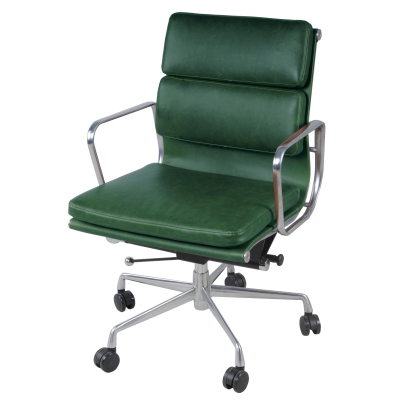 6900002-va 37.5 X 22.5 X 23.5 In. Chandel Pu Low Back Office Chair, Vintage Asparagus