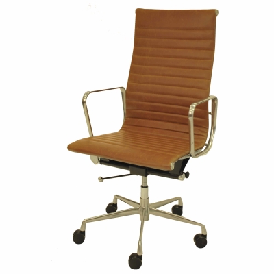 6900005-vt 44 X 22.5 X 23.5 In. Langley Pu High Back Office Chair, Vintage Tawny