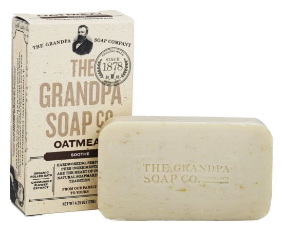 Grandpa Soap 230740 Oatmeal Bar Soap - 4.25 Oz