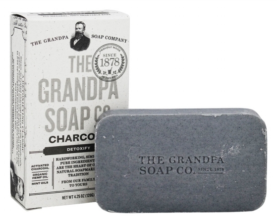 Grandpa Soap 230743 Charcoal Bar Soap - 4.25 Oz