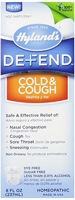 230080 Defend Cold Plus Cough 4 Fl. Oz Homeopathic Remedies