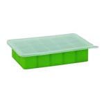230205 Feeding Fresh Baby Food Freezer Tray 15 - 1 Oz Cubes, Green Silicone
