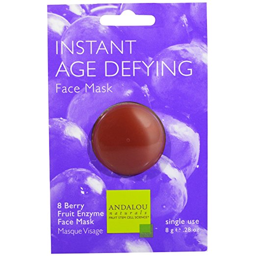 230610 Beauty 2 Go Age Defying, 8 Berry Fruit Enzyme Instant Facial Mask Pods, 0.28 Oz