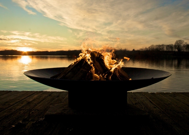 As 60 60 In. Asia Wood Burning Fire Pit