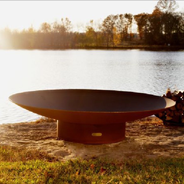 As 72 72 In. Asia Wood Burning Fire Pit